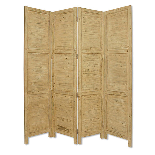 1inches x 76inches x 84inches Black Wood Screen