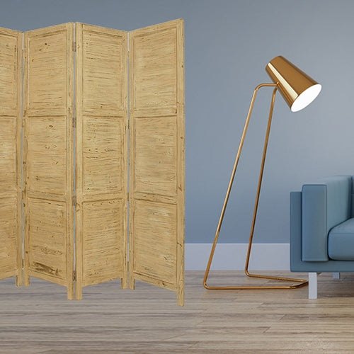1inches x 76inches x 84inches Black Wood Screen