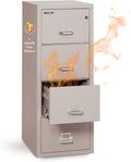 Vertical 4 Drawer Fire Safe File Cabinet 1 Hour Fire Rated