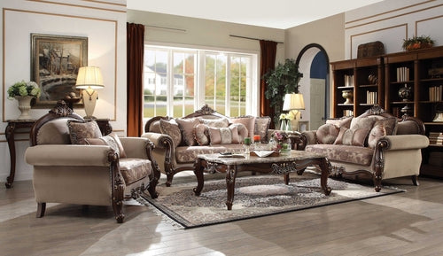 38inches X 88inches X 45inches Fabric Walnut Upholstery Wood LegTrim