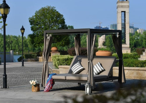 161.85inches X 71.37inches X 8.58inches Gray Outdoor Steel Metal