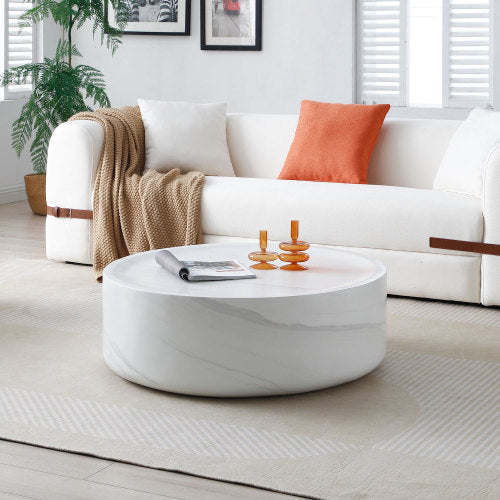 35.43'' Round coffeee table ,Marble table ,Simple Modern Center