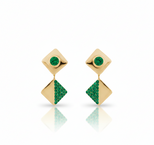Célia Emerald Earrings