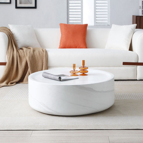 35.43'' Round coffeee table ,Marble table ,Simple Modern Center