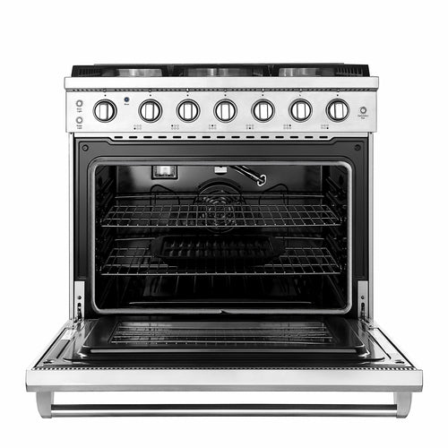 Empava 36GR11 36 in. Pro-Style Slide-in Single Oven Gas Range