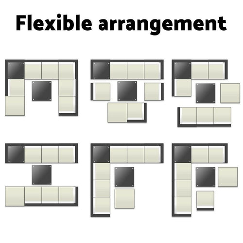 Gardeon 9-Piece Outdoor Sofa Set Wicker Couch Lounge Setting 7 Seater