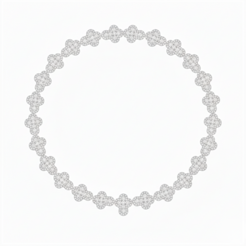 56ct Lab Diamond Necklace | Cross Pendant | IGI Certified | 10K White