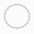 56ct Lab Diamond Necklace | Cross Pendant | IGI Certified | 10K White