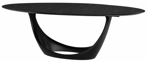 Montana Dining Table-Black 78.8"