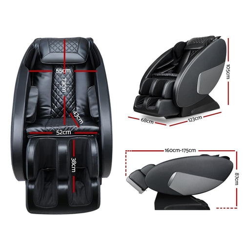Livemor Electric Massage Chair Recliner Shiatsu Zero Gravity Heating
