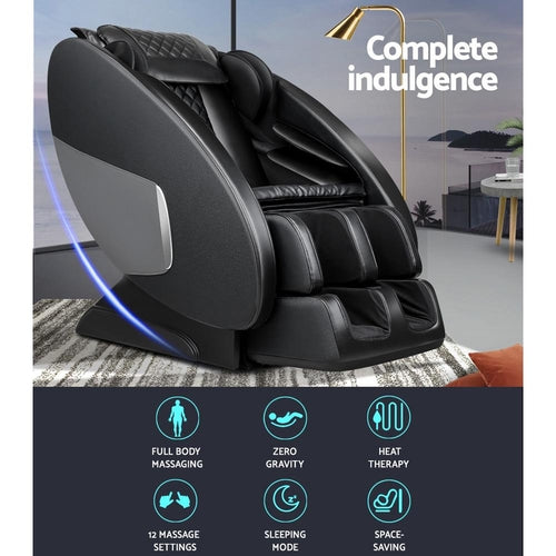 Livemor Electric Massage Chair Recliner Shiatsu Zero Gravity Heating