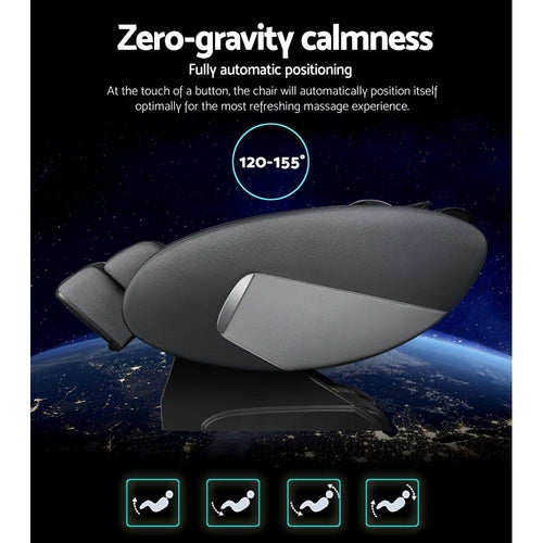 Livemor Electric Massage Chair Recliner Shiatsu Zero Gravity Heating