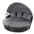 Gardeon Sun Lounge Setting Wicker Lounger Day Bed Patio Outdoor