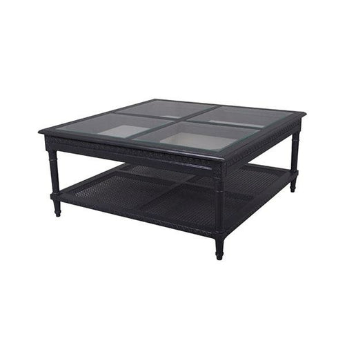 Polo Square Coffee Table Black