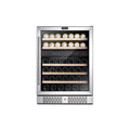Empava WC04D 24 Inch Dual Zone Wine Cooler Beverage Fridge