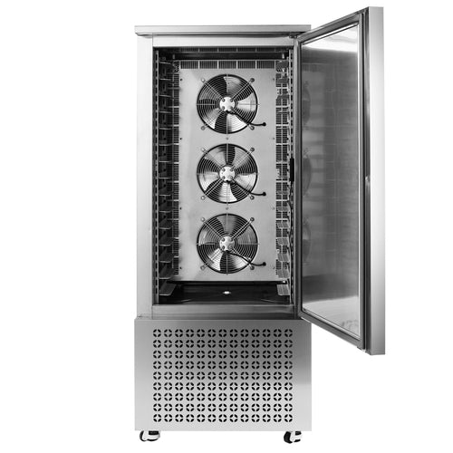 Commercial Blast Freezer, 370 L / 13.1 Cu.ft Blast Chiller with 15