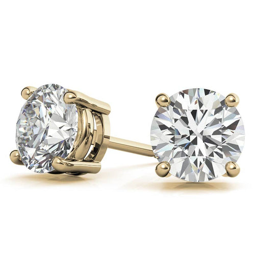 AGI Certified 6 CTW Lab Grown Diamond Stud Earrings in 14K White or