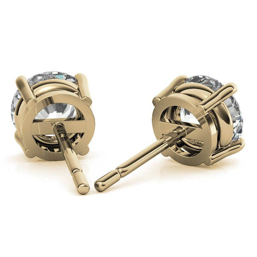 AGI Certified 6 CTW Lab Grown Diamond Stud Earrings in 14K White or